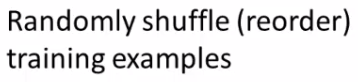 Randomly shuffle dataset step