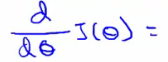 Minimizing 1D cost function by taking derivative and setting to zero