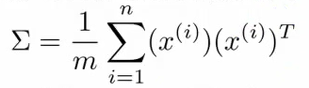 Covariance matrix Sigma mathematical formula