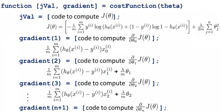 Regularized gradient computation in Octave