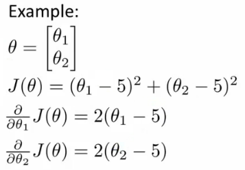 Octave function implementation returning cost value and gradient vector