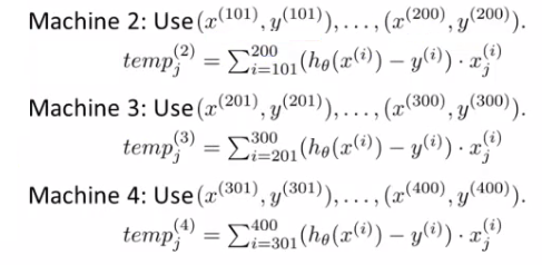 Machines 2, 3, 4 temp calculation equations