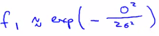 Gaussian kernel value equals 1 when input matches landmark