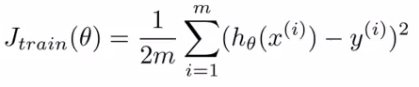 Batch gradient descent cost function