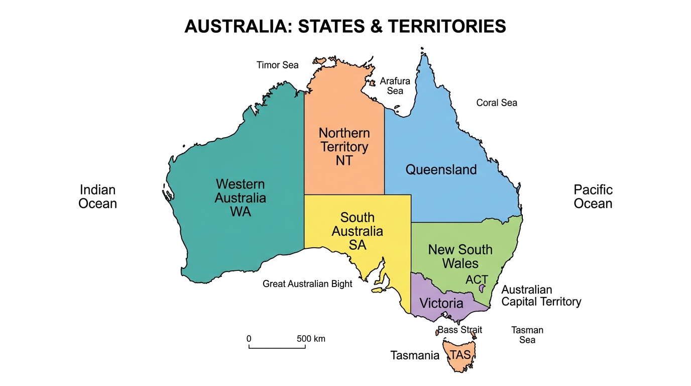 Map of Australia